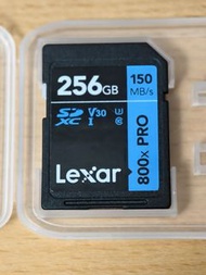 Lexar 800x PRO SDXC 256GB 記憶卡 V30 U3 150MB/s