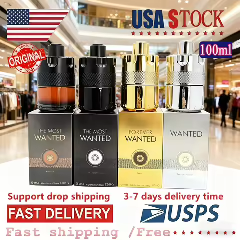 100ml Azzaro Wanted Series Eau De Parfum Spray French Original Luxury Perfumes Cologne for Men Phero