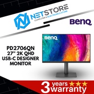 BENQ PD2706QN 2K QHD USB-C DESIGNER MONITOR- 9H.LNDLA.TBP