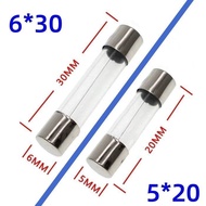 Car Fuse Tube 12V24V Universal Car Fuse Tube 10A 250V 5 * 20mm Fuse Tube