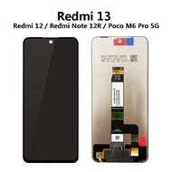 Xiaomi Redmi 13 / Redmi 12/Lưu ý 12R/POCO M6 PRO 5g phía trước Bộ số hóa màn hình LCD màn hình cảm ứ