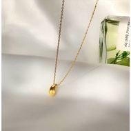 S925 Golden Tears Necklace (Gold)