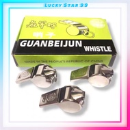 12pcs/box Metal Safety Whistle Emergency Whistle Sports Classic Whistle pito