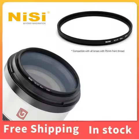 NiSi 95mm NC UV Multi‑Layer Coated Filter Dust‑Proof Guard for Telephoto Lenses