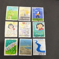 S2487: Japan song series stamps 50 yen