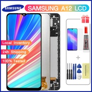 Original Screen With Frame For Samsung Galaxy A12 A125  A125F LCD Display Touch Screen Digitizer Assembly