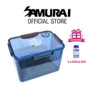 Samurai Dry Box - F580 Blue with Free blue/orange Silica Gel Bottle 500g free a one Air Duster