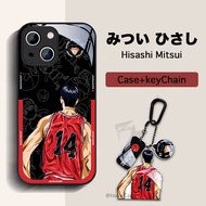 เคสกระจก Xiaomi 13T Pro พร้อมพวงกุญแจ Xiaomi12 12x Mi 11 Lite5GNE เลนส์กันกระแทกป้องกัน【Slam Dunk Ju