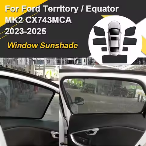 Car Sun Shades For Ford Equator Sport CX743MCA Territory 2023-2025 Sunshades Magnetic Heat insulatio