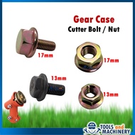 Screw Gear Case Brush Cutter Skru Mata Mesin Rumput Nut Bolt 17mm / 13mm