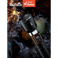 WARSUN G97 High Power Zoom Flashlight Super Bright LED Emergency Torch WARSUN G97 Lampu Suluh Zum Ti
