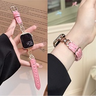 Leather Metal Watch Strap For A-pple Watch Strap Watch Series10 Series9 Series8 7654321,SE2, Ultra i