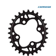absoluteBLACK Chainring Oval 104BCD 28T Black