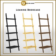 MILTY Ladder Book Rack Bookshelf Leaning Bookcase Shelf Rack Display Rack Rak Display Rak Buku Rak Hiasan Rak Kayu 书架 木架