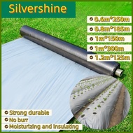 300m 500m 150m 250m Silvershine Plastic Tutup Tanah / Bumi Fertigasi Tanaman Plastik Anti Rumput Pen