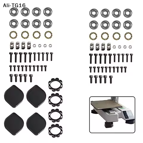 【Y】1 Set For HULA Anti-Vibration Feet Bambu Lab P1P P1S For HULA Self-Aligning Feet Creality K1 K1C 