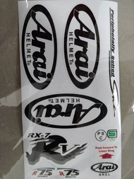 [COD]sticker helm set arai/sticker set helmet arai/stiker helm full face