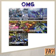 HG Veetwo 006A HG Mercuone 017A HG Banshee Destroy Mode 134 HG Unicorn FA 178 HG Crossbone X1 1/144 