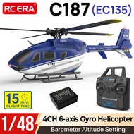 RC ERA C187 Helicopter 4CH 1/48 Scale Barometer Altitude Setting 260mm Length 6-Axis Gyro 15min Flig