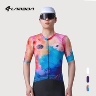LAMEDA เสื้อผ้าปั่นจักรยานสำหรับผู้ชายเสื้อแขนสั้นปั่นจักรยานเสือหมอบแห้งเร็วเสื้อผ้าปั่นจักรยานฤดูร