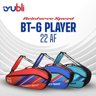 YuBli | Multifunctional Badminton Racket Bag | RS BT-6 PLAYER 22 AF | 100% Original