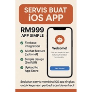 Servis Buat iOS App – Custom App Guna AI, Firebase, SwiftUI (Simple App)