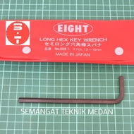 6mm LONG HEX KEY 6mm 6 mm JAPAN JAPAN EIGHT