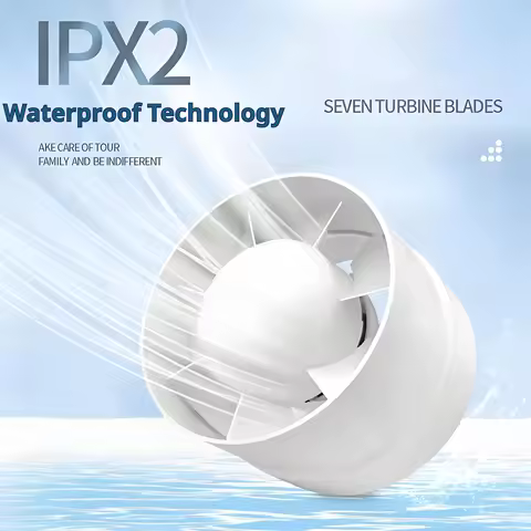 4/5 inch 220V EU Silent Ventilation Air Vents Ventilator Extractor Exhausted Extractor Fan Ventilato