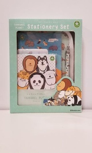 日本景品 Shakurel Planet 厚道星球 戽斗星球 長下巴星球 文具組 鉛芯筆 簿 memo纸 post it 貼纸 收納袋 收納套