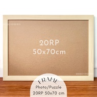 Puzzle Frame 50x70 cm 20RP - Jigsaw Puzzle Frame 1000 pcs - Minimalist Photo Poster Figura Frame