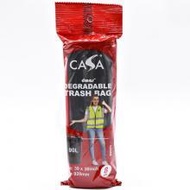 CASA OXO BIO HDPE GARBAGE BAG BLACK 8S 90L 30X36 76X92CM 20MIC