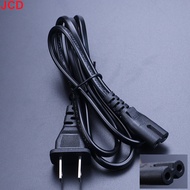 JCD 1pc EU US AC Power Cable 2 Pin IEC C7 Power Extension Wire Cord For PS2 PS3 Slim PS4 PS5 PSP PSV