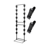 For PartySnacks Chip Rack Display Stand 2 Row 32 Clips with Bag Holder for Potatoes Chips