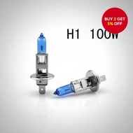 2PCS H1 Xenon Gas Halogen Bulbs White 100W 12V Fog Light High Power Headlamp