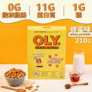 高蛋白穀物脆脆 蜂蜜味（盒裝）210克 #乳清蛋白粉  #無添加糖 #無麩質 穀類減肥早餐 #代餐 #清真食品 #gym零食