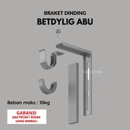 Braket dinding plafon untuk batang rel tirai gorden IKEA BETYDLIG