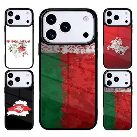 Belarus Flag Phone Case For iPhone 17 Air 16 15 14 13 12 11 Pro Max Plus