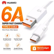 Huawe USB TO C Fast Charging Super Charge 6A 6 Ampere Type C Cable P20 P30 PRO HONOR NOTE10 Fast Cha
