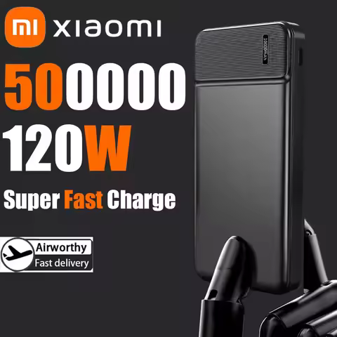 Xiaomi 50000mAh 120W PowerBank Portable Super Fast Charger External Battery PoverBank High Capacity 