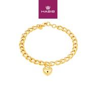 HABIB Oro Italia 916 Yellow Gold Bracelet GW40510622
