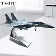 [STARTIST] 1: 100 Alloy US F-15C Fighter Model Ornaments Multipurpose Professional Durable Realistic