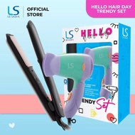 LS 1 แถม 1 Lesasha HELLO HAIR DAY TRENDY SET ชุดเครื่องทำผมสุดคุ้ม เครื่องหนีบผม+ไดร์เป่าผม