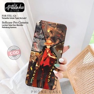 ITEL A26 Case - Anime Fashion Case - Pro Camera Softcase - ITEL A26 Casing - TPU Silicone - ITEL A26