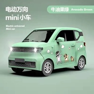 A Car Model Wuling Hongguang MINI Electric Universal Toy Car Light Music Car Model Fun Car Decoratio