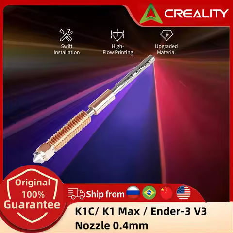 Creality K1C Nozzle Hardened Steel Nozzle 0.4mm High-Speed Printing Swift Installation for K1C/ K1 M