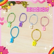 GANTUNGAN Initial Bagcharm Letter Keychain Initial Bag Keychain