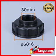 1/2" 1" Adaptor Kran Ibc / Tutup Kran Ibc / Tutup Toren Ibc / Ibc Tank Adapter Kran
