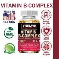 Vitamin B Complex Capsules 11 in 1 Vitamin B Vitamin B12 Vitamin B6 Vitamin B5 Promote Energy Metabo