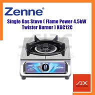 Zenner Single Gas Stove ( Flame Power 4.5kW Twister Burner ) KGC12C