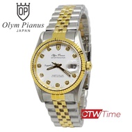O.P (Olym Pianus) นาฬิกาข้อมือผู้ชาย SPORTMASTER สายสแตนเลสสองกษัตริย์ รุ่น 89322-616